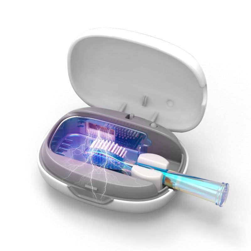 Portable Toothbrush Sanitizer Box with UV Sterilization