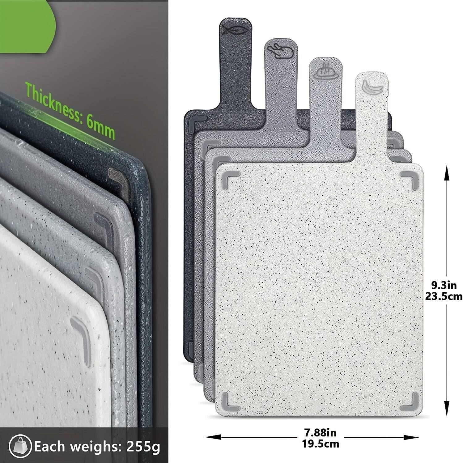 Heavy Duty Cutting Board Set With Stand