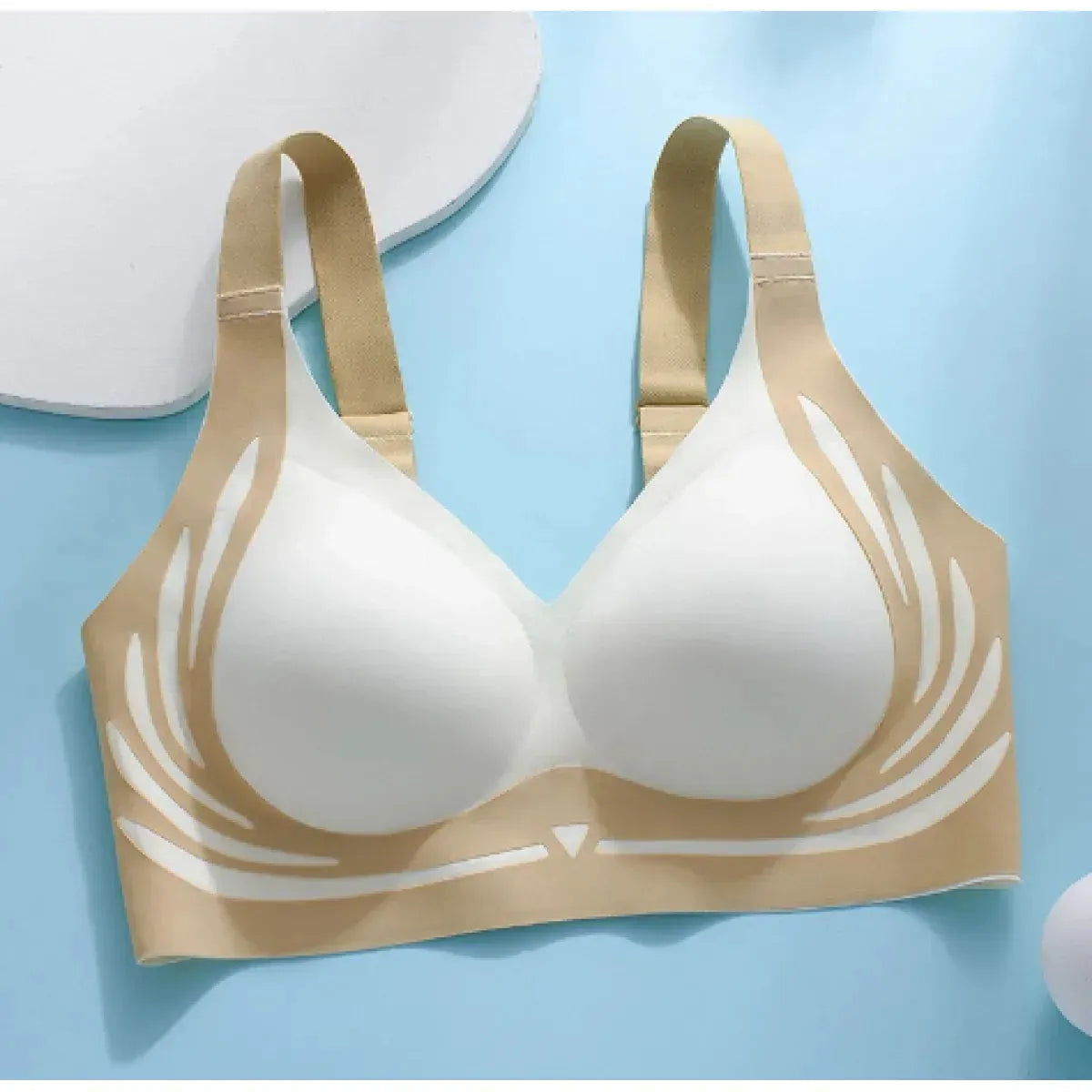 4-Pack Seamless Push-Up Sports Bras Anti-Gravity Lift & Gather Support
