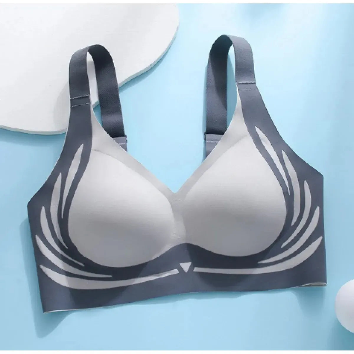 4-Pack Seamless Push-Up Sports Bras Anti-Gravity Lift & Gather Support