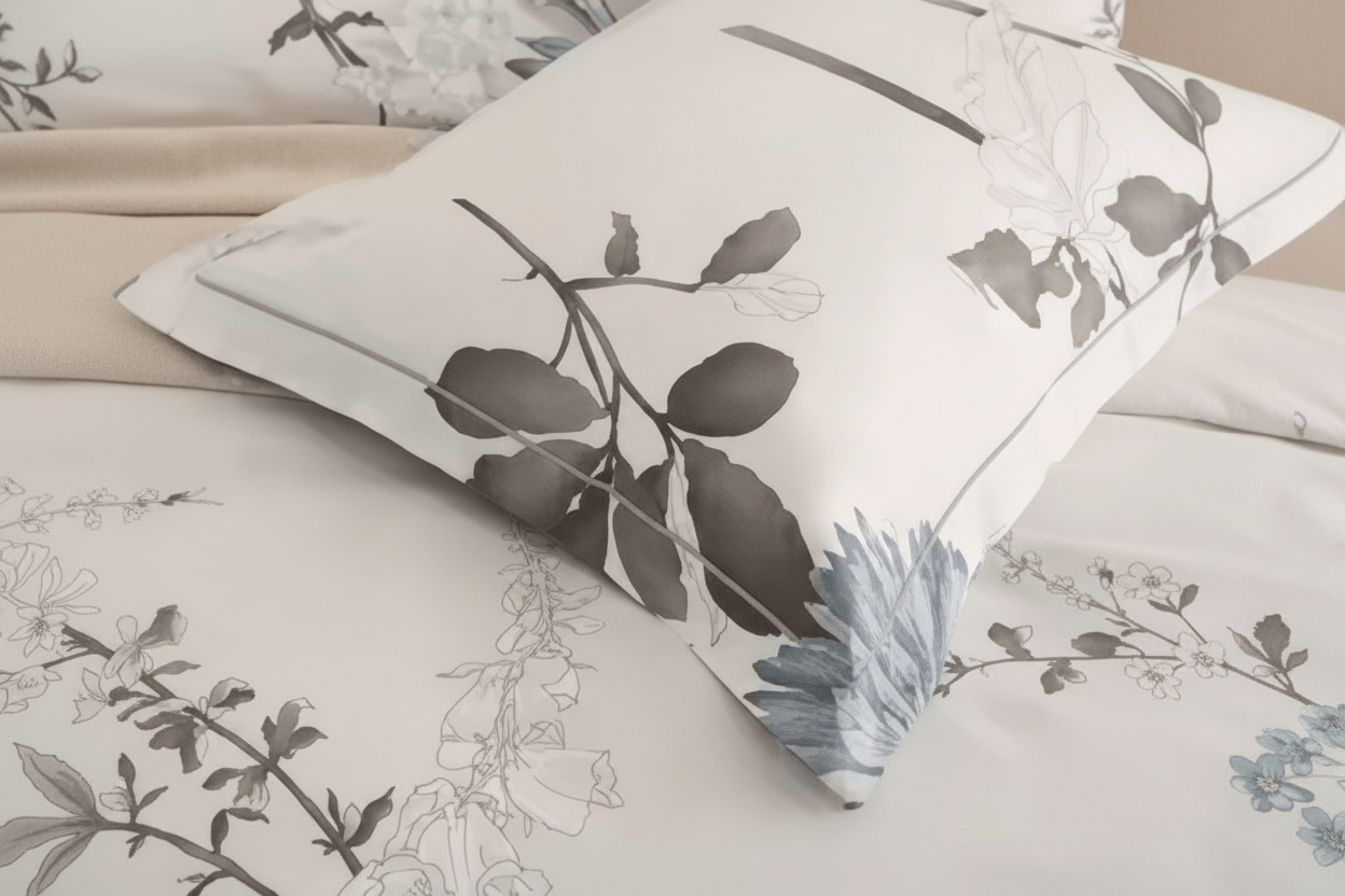 Floral Print Duvet Cover Queen Bedding Set