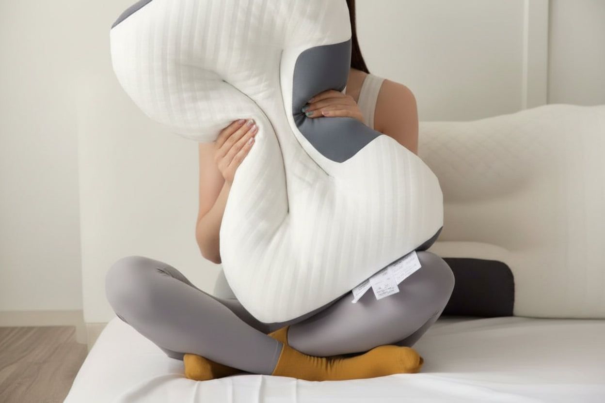 3D Knitted Cotton Pillow for Massage Comfort