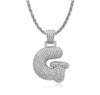 PIPE Rhodium HH Bubble Letter - PMMNAPOLES