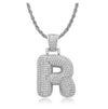 PIPE Rhodium HH Bubble Letter - PMMNAPOLES