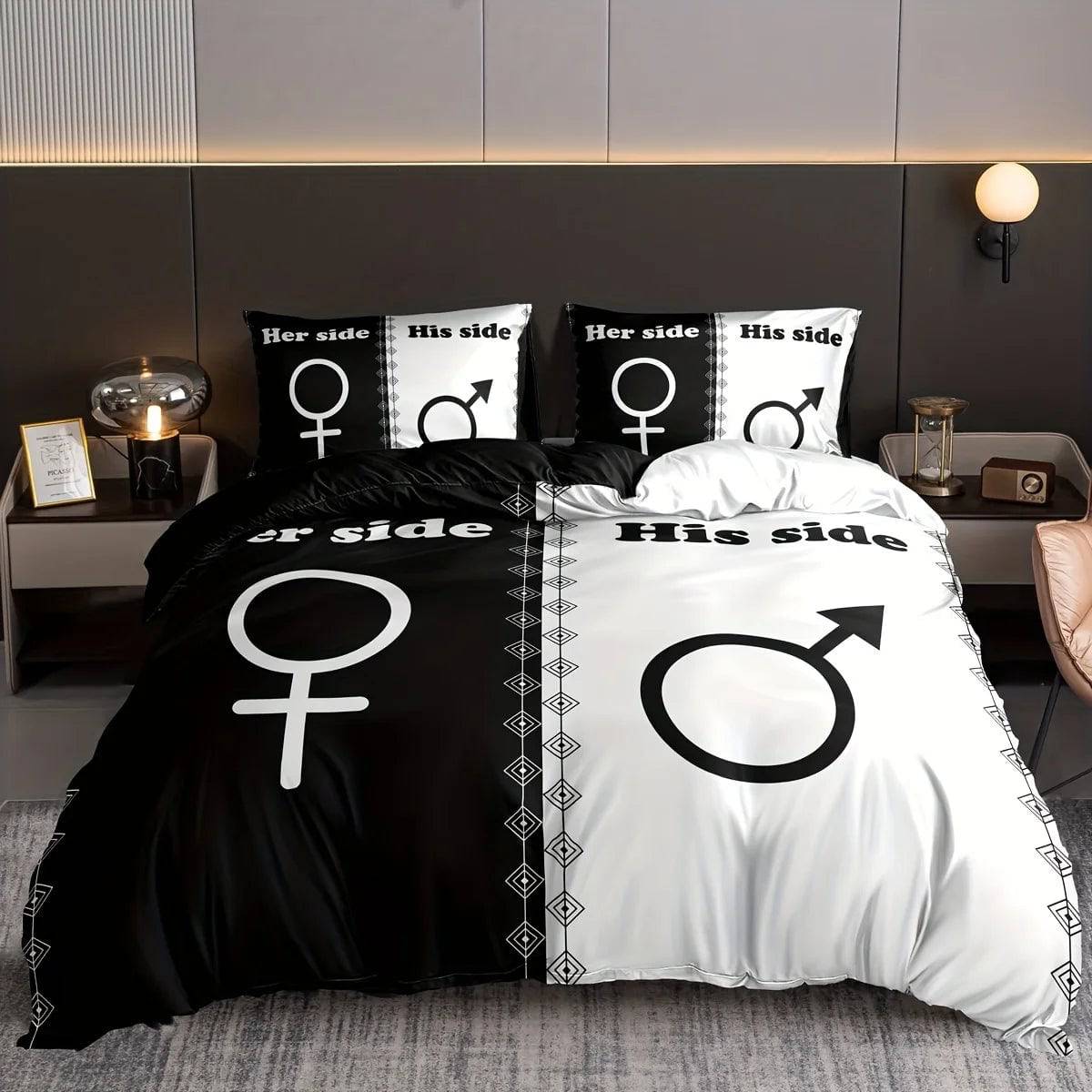 Bedding set, full size, 3 pieces - PMMNAPOLES