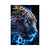 Abstract Animal Leopard Poster and Print Neon Light Effect Canvas - PMMNAPOLES