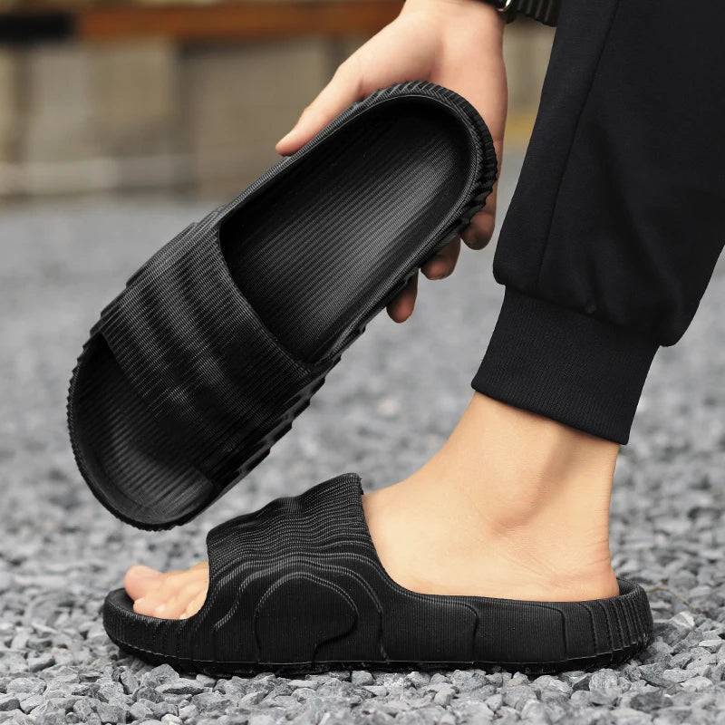 Soft Home Slippers Couple Summer Indoor Skid Proof - PMMNAPOLES