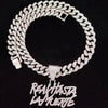 Hip Hop Letter Pendant Cuban Necklace For Women Men - PMMNAPOLES