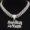 Hip Hop Letter Pendant Cuban Necklace For Women Men - PMMNAPOLES