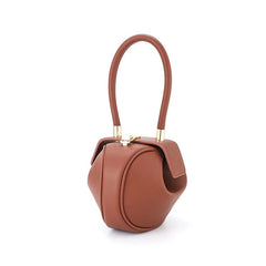 Brand designer round handbag, synthetic leather - PMMNAPOLES