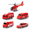 Kids Toy Set Fire Truck, Taxi, Airplane, Car and Helicopter - PMMNAPOLES