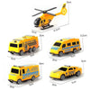 Kids Toy Set Fire Truck, Taxi, Airplane, Car and Helicopter - PMMNAPOLES