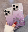 Luxury Transparent Glitter Bling Shiny Clear Soft Silicone Case - PMMNAPOLES