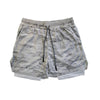 Men's Double Layer Fitness Shorts - PMMNAPOLES