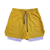 Men's Double Layer Fitness Shorts - PMMNAPOLES