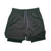 Men's Double Layer Fitness Shorts - PMMNAPOLES