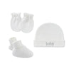 Newborn cotton hat, gloves and socks set - PMMNAPOLES