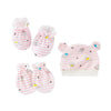 Newborn cotton hat, gloves and socks set - PMMNAPOLES