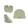 Newborn cotton hat, gloves and socks set - PMMNAPOLES