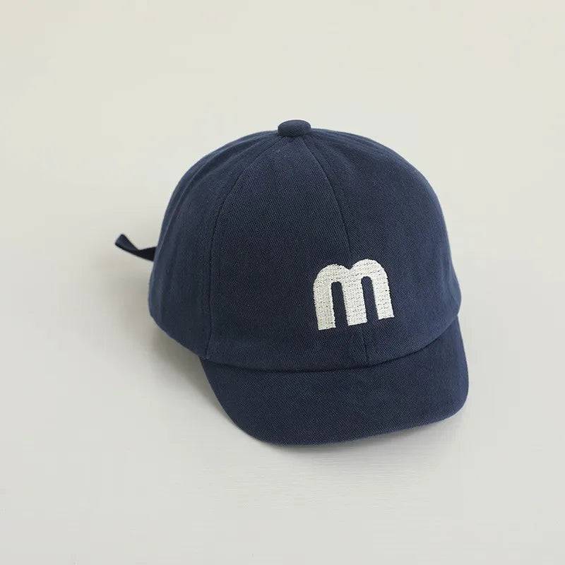 Embroidered Baby Cap Summer, Letter - PMMNAPOLES