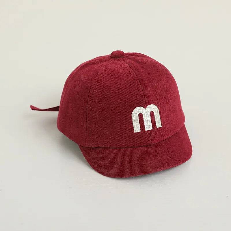 Embroidered Baby Cap Summer, Letter - PMMNAPOLES