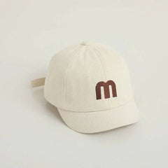 Embroidered Baby Cap Summer, Letter - PMMNAPOLES