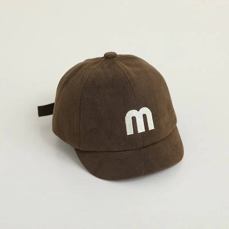 Embroidered Baby Cap Summer, Letter - PMMNAPOLES