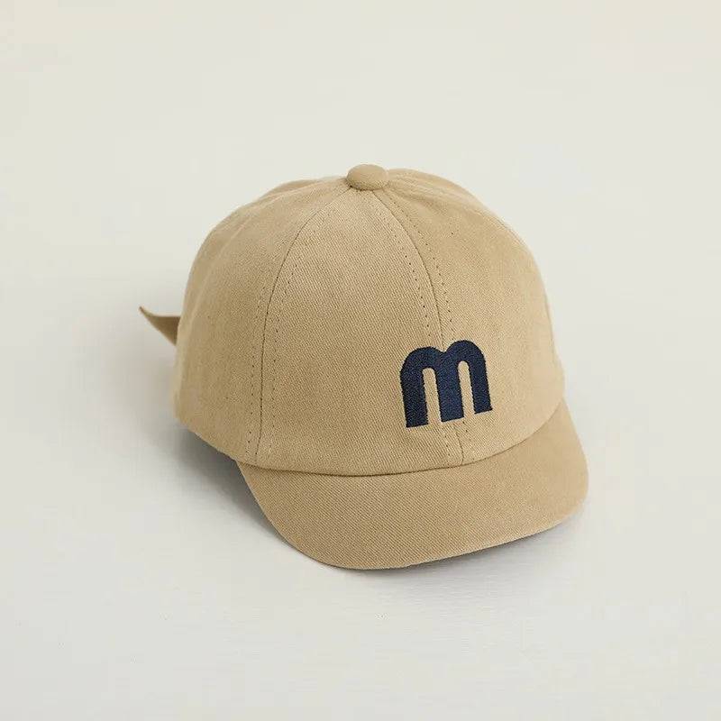 Embroidered Baby Cap Summer, Letter - PMMNAPOLES