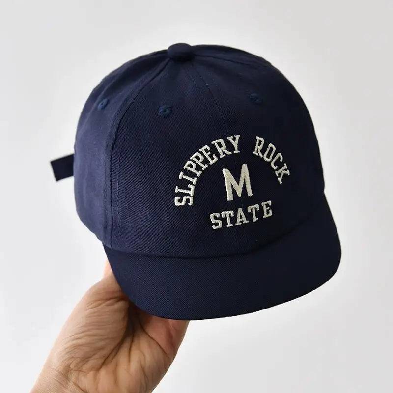 Embroidered Baby Cap Summer, Letter - PMMNAPOLES