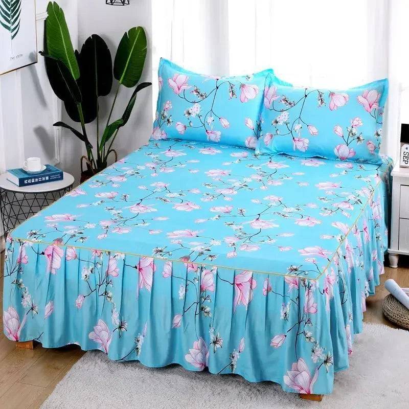 Bed Sheet Set Flower Bedspread Size (1.5M/1.8M/2M) - PMMNAPOLES