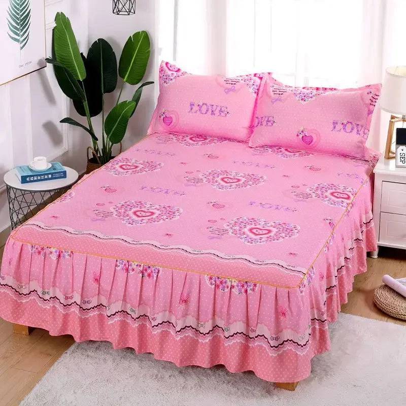 Bed Sheet Set Flower Bedspread Size (1.5M/1.8M/2M) - PMMNAPOLES