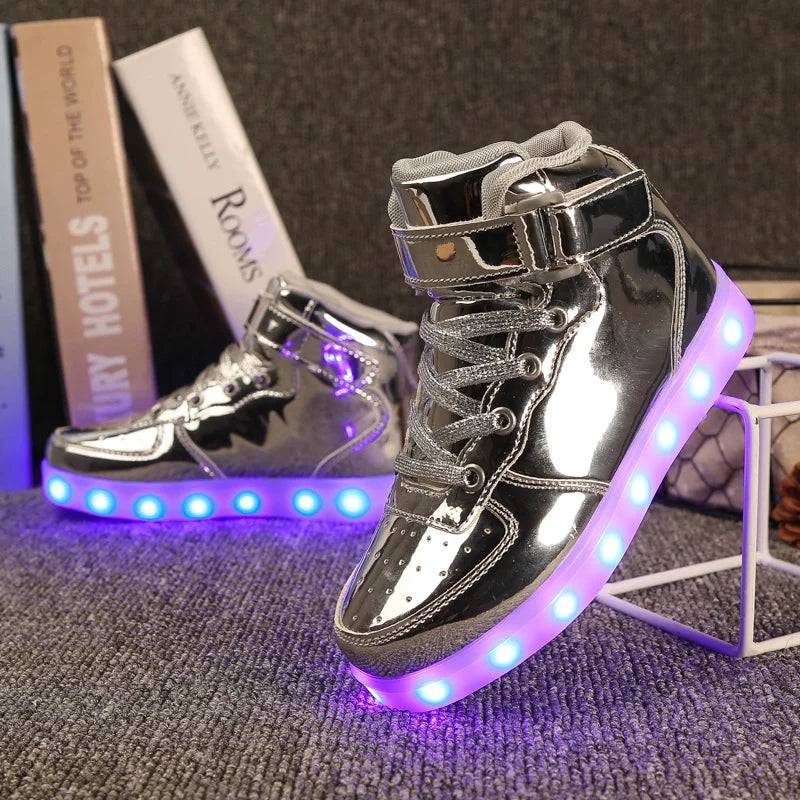 Fashion Shiny Light Designer Shoe - PMMNAPOLES