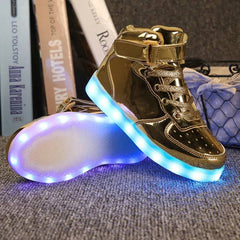 Fashion Shiny Light Designer Shoe - PMMNAPOLES