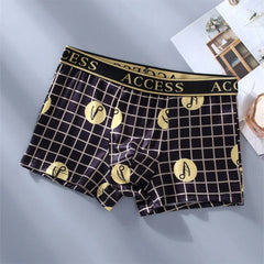 Black Gold Men Boxers Comfortable Cotton 5pcs/lot - PMMNAPOLES