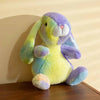 Beautiful colorful rainbow long eared rabbit plush toys - PMMNAPOLES