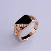 Men Rhinestone Jewelry Titanium Stainless Ring Classic - PMMNAPOLES