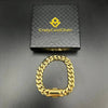 Gold Layer Plated Premium Durable Cuban Bracelet - PMMNAPOLES