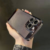 Glossy Plating Cool Feel Hard Back Cover Lens Protection Film Grid Phone Shell Case - PMMNAPOLES