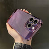 Glossy Plating Cool Feel Hard Back Cover Lens Protection Film Grid Phone Shell Case - PMMNAPOLES