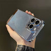 Glossy Plating Cool Feel Hard Back Cover Lens Protection Film Grid Phone Shell Case - PMMNAPOLES