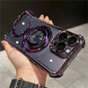 Luxury Plating Shockproof Magnetic Bracket Case With Holder Stand Cover - PMMNAPOLES