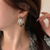 Vintage Stainless Steel Round Hoop Earrings for Women - PMMNAPOLES