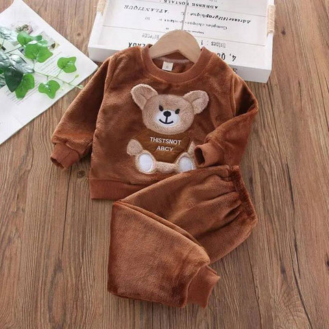 Baby Clothes Set Tricken Fleece Hooded Outerwear - PMMNAPOLES