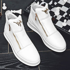 Men Zipper Designer Sneakers - PMMNAPOLES