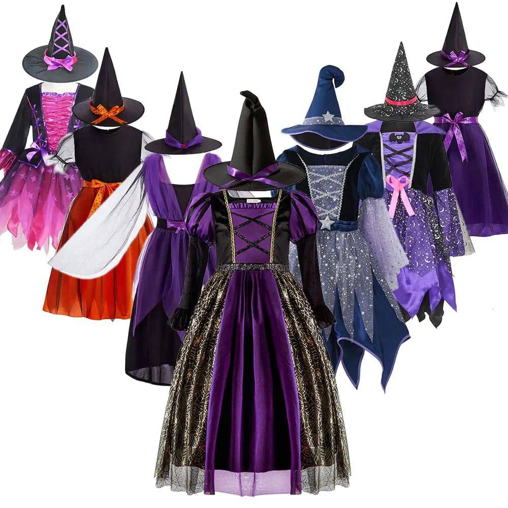 Beautiful witch costume for girls - PMMNAPOLES