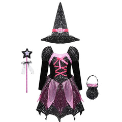 Beautiful witch costume for girls - PMMNAPOLES