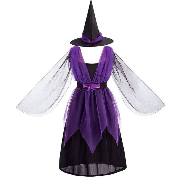 Beautiful witch costume for girls - PMMNAPOLES