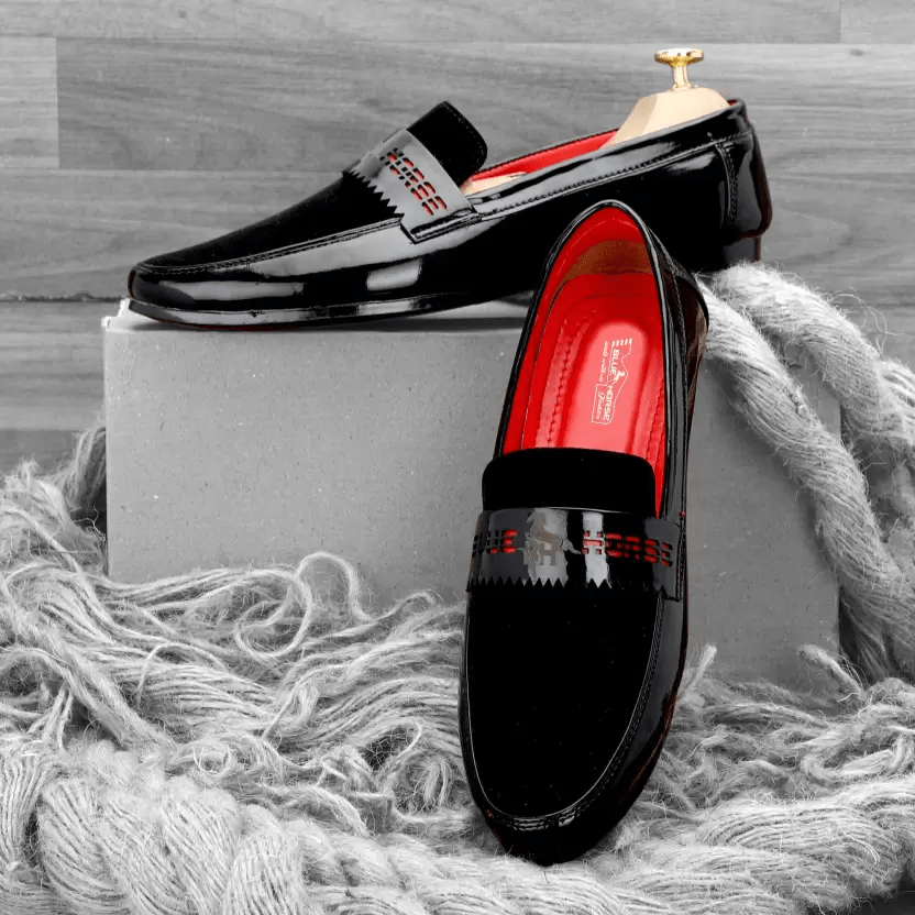 Patent Leather Casual Loafers For Men - PMMNAPOLES