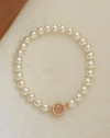 Pink Chalcedony and Pearl Bracelet: Light-Responsive Stone - PMMNAPOLES